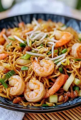 Hong Kong Style Shrimp Chow Mein Noodles