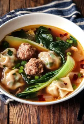 Lazy Wonton Soup