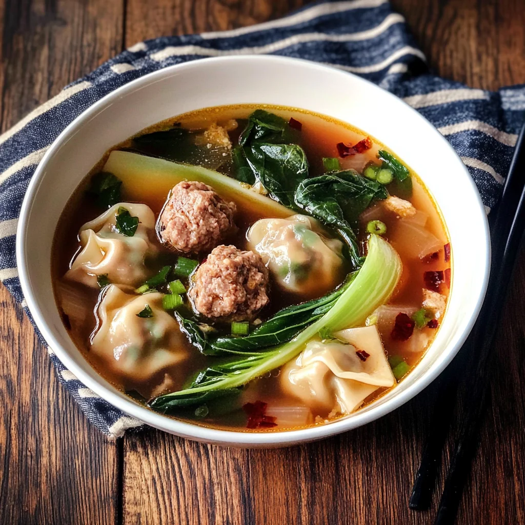 Lazy Wonton Soup
