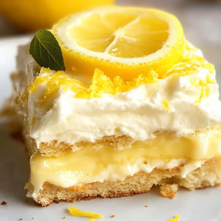 Lemon Tiramisu W/ Lemon Curd
