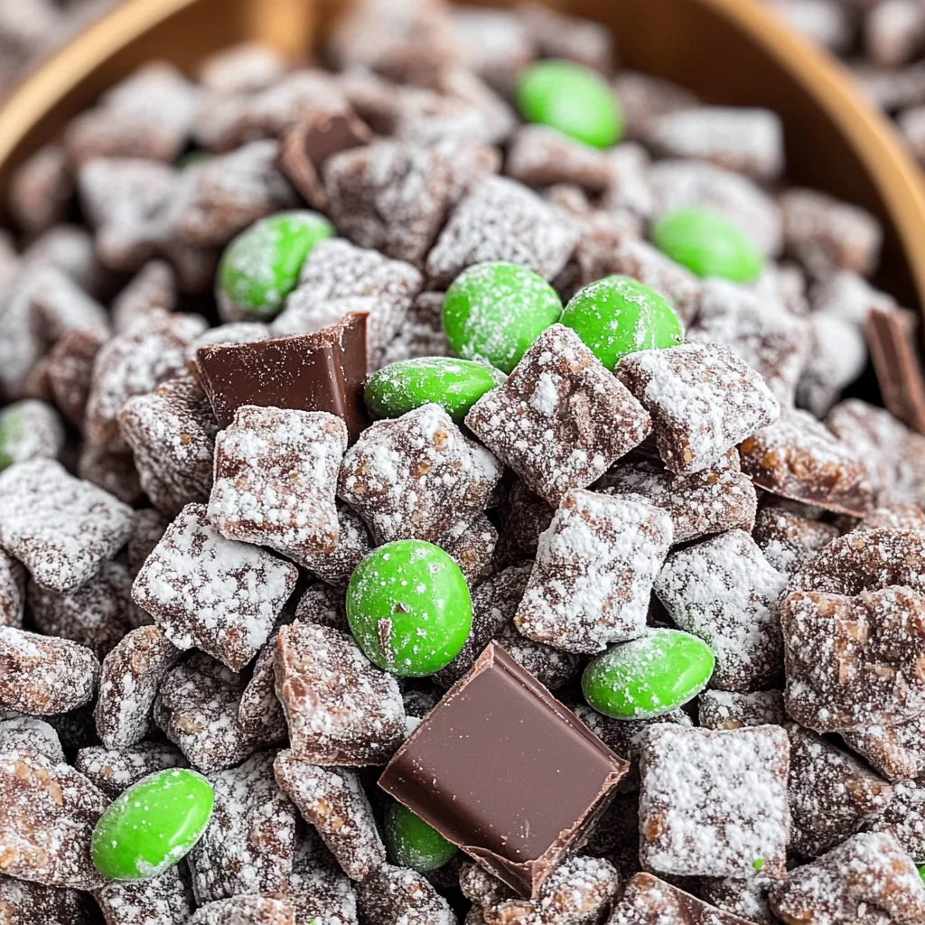 Mint Chocolate Puppy Chow