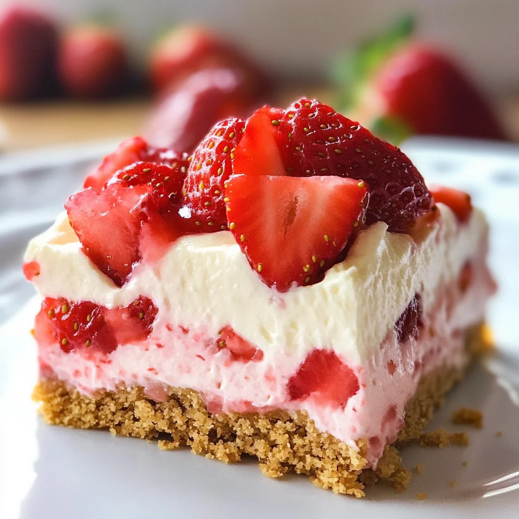 No-Bake Strawberry Delight