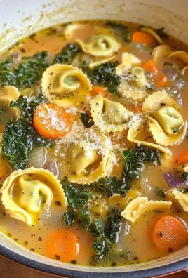 One Pot Vegetable Tortellini Soup