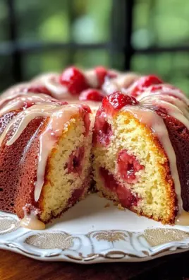 SOUR CREAM STRAWBERRY BUNDT CAKE
