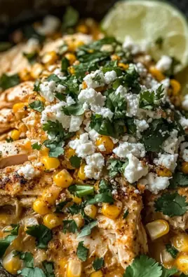 Slow Cooker Street Corn Chicken: Creamy, Zesty, and Effortless Dinner Magic