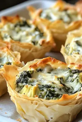 Spinach and Artichoke Dip Cups
