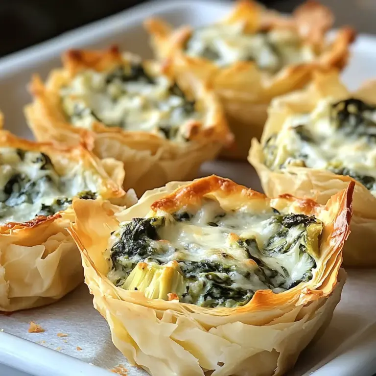 Spinach and Artichoke Dip Cups