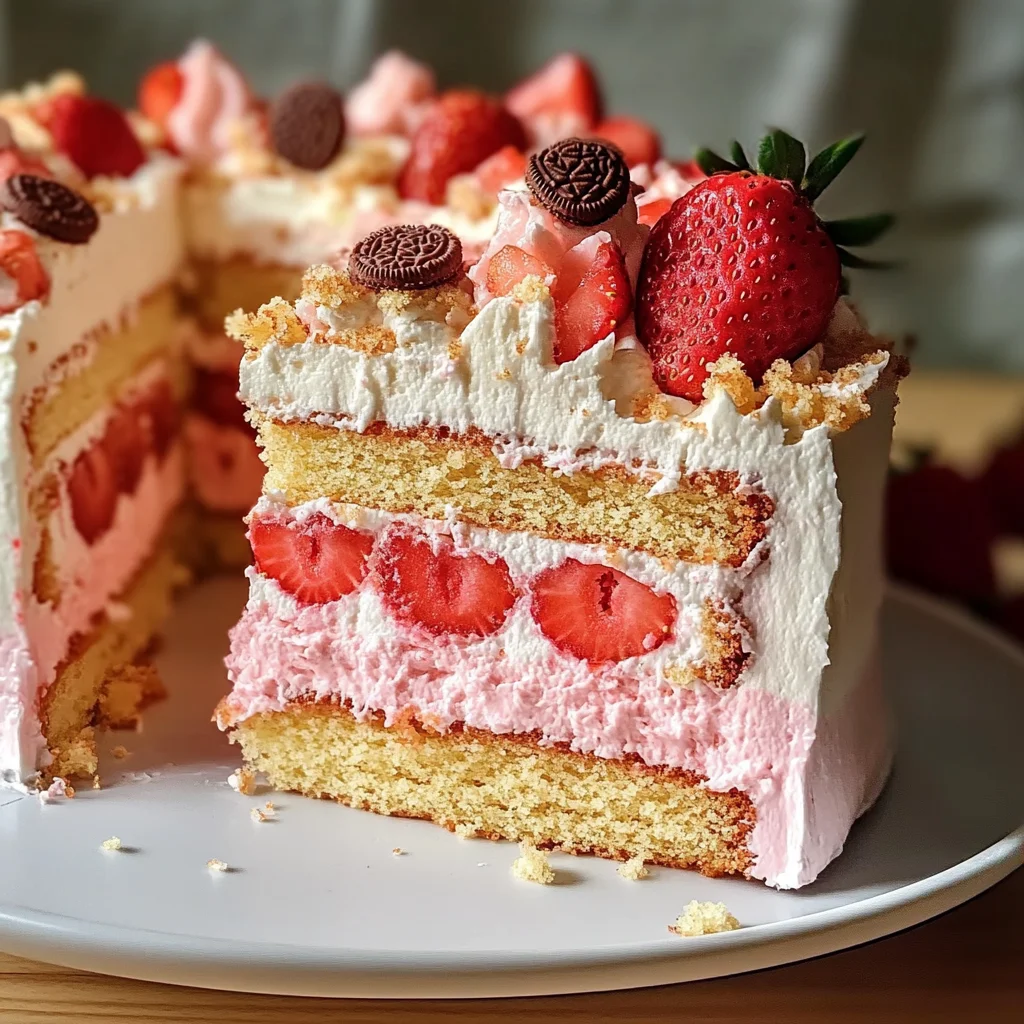 Strawberry Crunch Cake The Easiest Recipe Ever