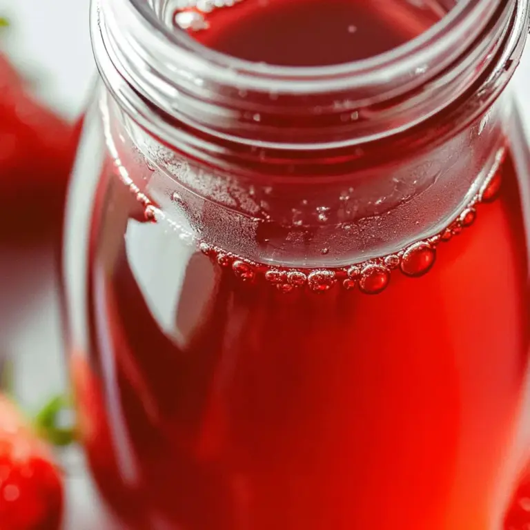Strawberry Simple Syrup