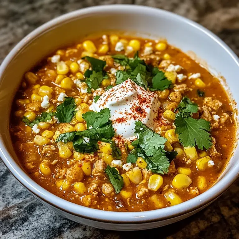 Street Corn Chicken Chili Recipe