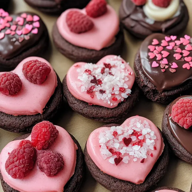 Valentine Ganache Cookies