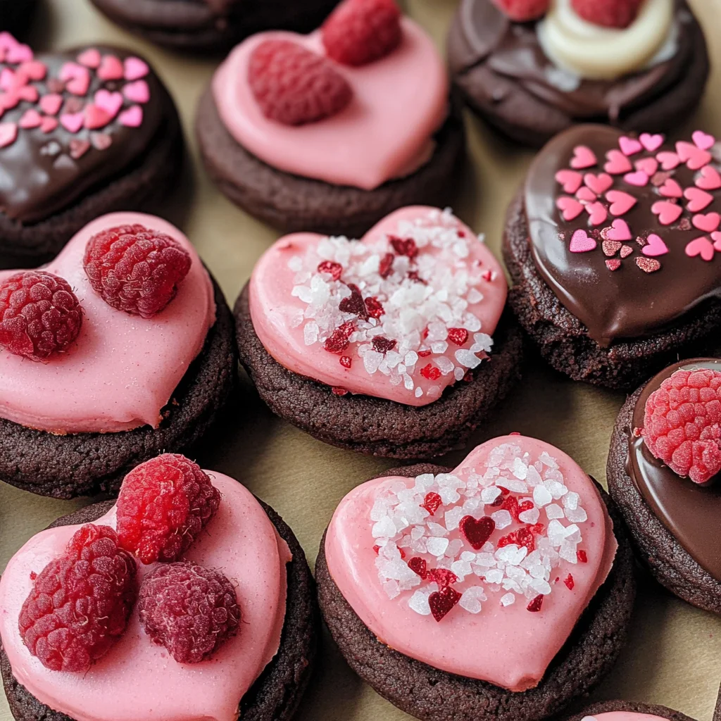 Valentine Ganache Cookies