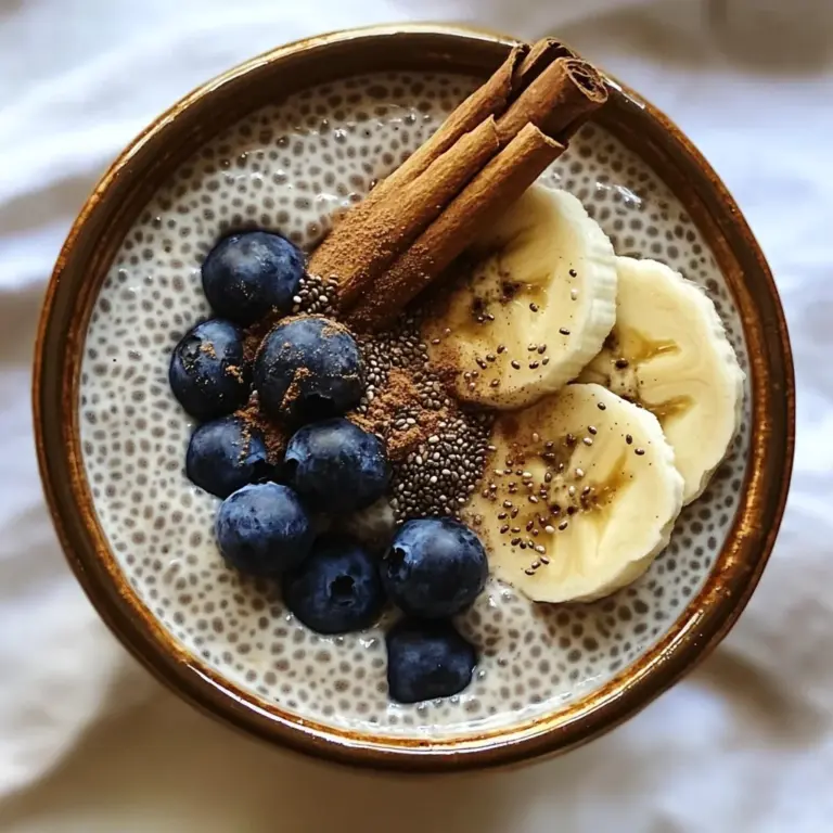 Vanilla Chia Pudding with Cinnamon