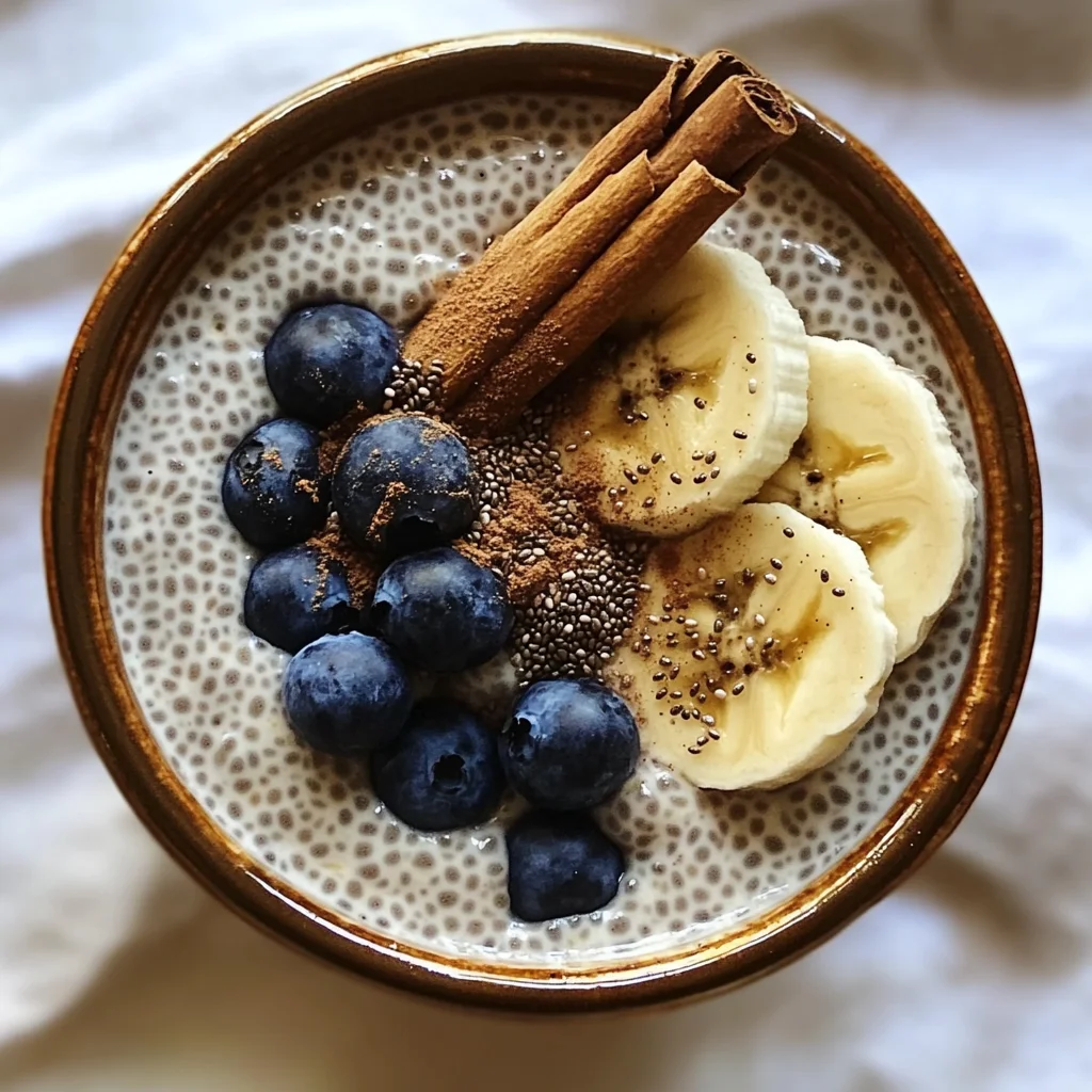 Vanilla Chia Pudding with Cinnamon