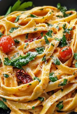 Vegan Creamy Sun Dried Tomato Pasta Recipe