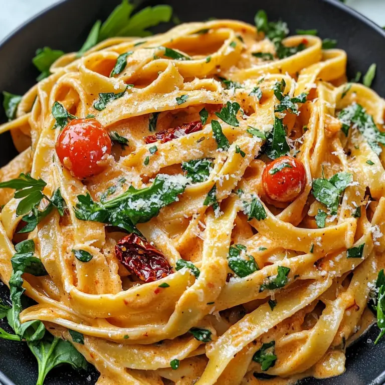 Vegan Creamy Sun Dried Tomato Pasta Recipe